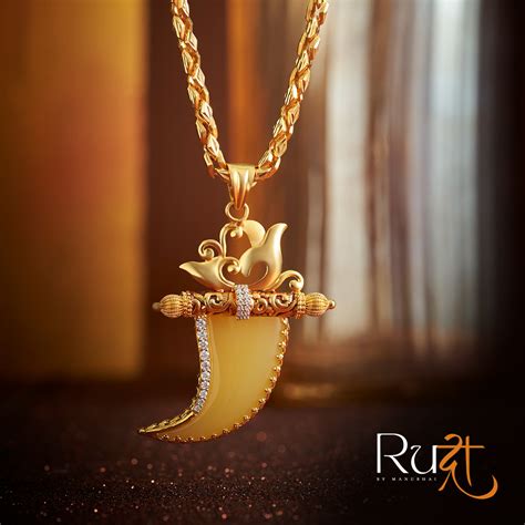 Buy Gold Pendant Online | Gold Pendant by Manubhai.