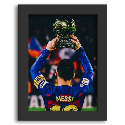 Barcelona Poster Messi Posters - with 1 inch Photo Frames Barcelona ...