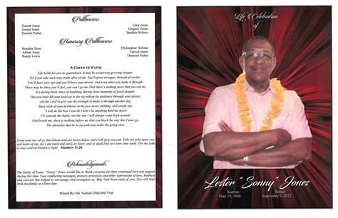 Lester Jones Obituary | AA Rayner and Sons Funeral Homes