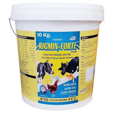 REFIT ANIMAL CARE Chelated Mineral Mixture for Cow, Cattle, Buffalo ...