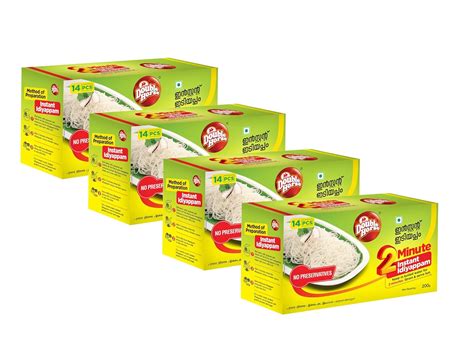 Double Horse Quick & Easy Instant White Idiyappam, 200 Gram X 4|Nool ...