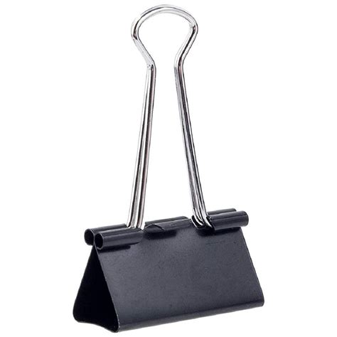 NSSP Quality 51 mm Black Large Paper Clips for Notes Letter, Papers ...