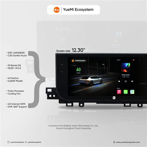 Yuemi M20,Car Infotainment System 4+64 GB – yuemiecosystemonline