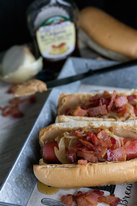 Peanut Butter Bacon Franks - What the Forks for Dinner?