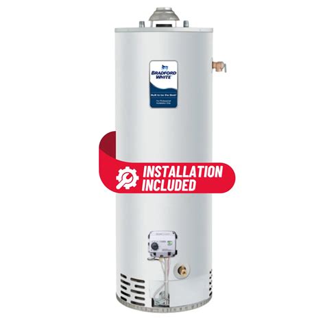 Bradford White 40 Gallon Atmospheric Vent Gas Hot Water Tank - VMP HOME