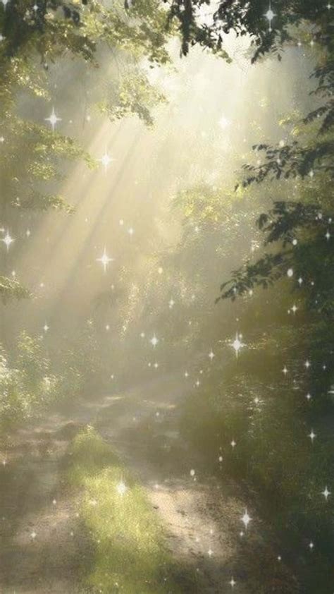 Download Forest Sparkle Aesthetic Fairycore Background | Wallpapers.com