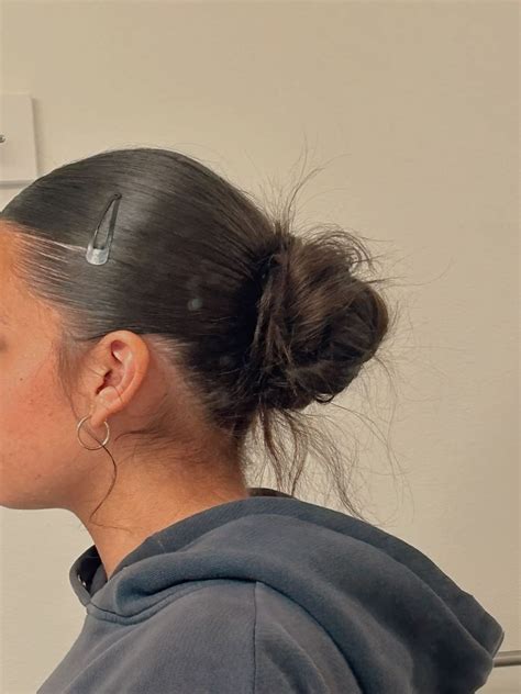 slick back bun | Slicked back hair, Diffrent hair styles, Hairdos for ...