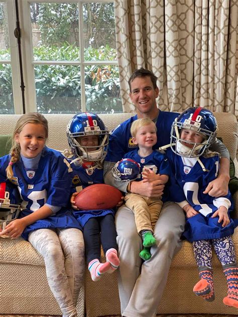 Eli Manning Shares Rare Family Photo with 4 Kids