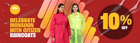 Buy Clear Transparent Raincoat for Women online in India – Citizen