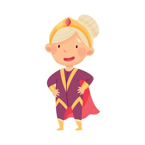 Little girl wearing costume of superhero pretending having power for ...