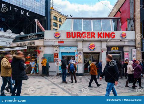 Burger King Restaurant editorial stock image. Image of turkiye - 254380299