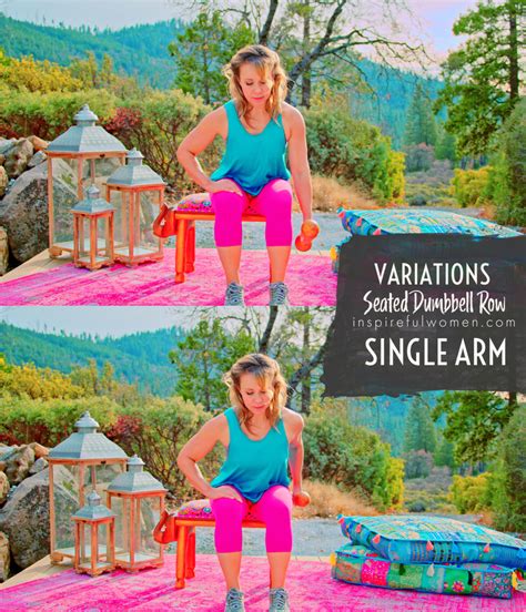 Seated Bent Over Dumbbell Row - Inspireful Women