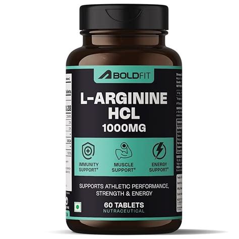 Buy Boldfit L-Arginine Supplement 1000mg with Nitric Oxide Arginine ...