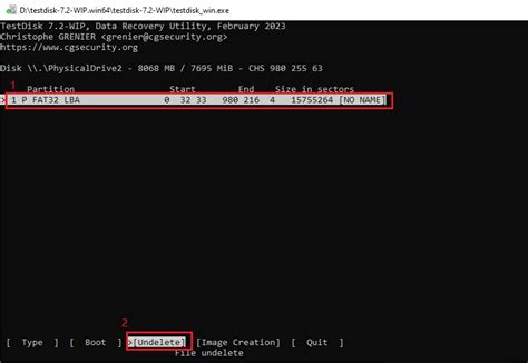 Image result for Using TestDisk to Recover Files From Formatted USB Drive