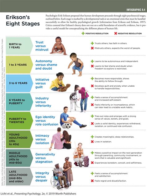 Eriksons Eight Stages Of Life Theory Erikson's Psychosocial