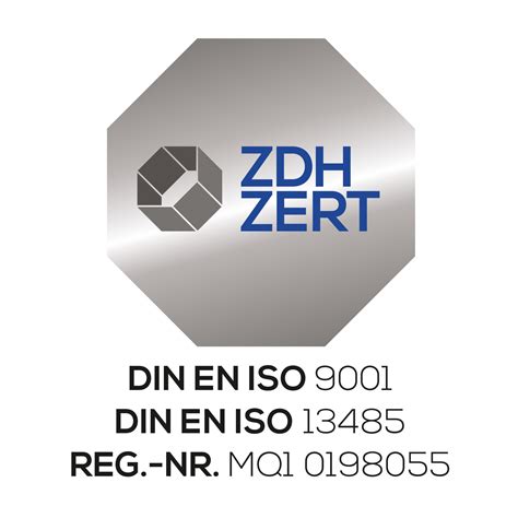 Jährliche Zertifizierung durch ZDH-ZERT - Sanitätshaus Püttmann in Essen