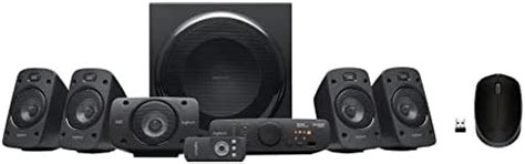 Logitech Z906 5.1 Channel Surround Speaker System & B170 Wireless Mouse ...