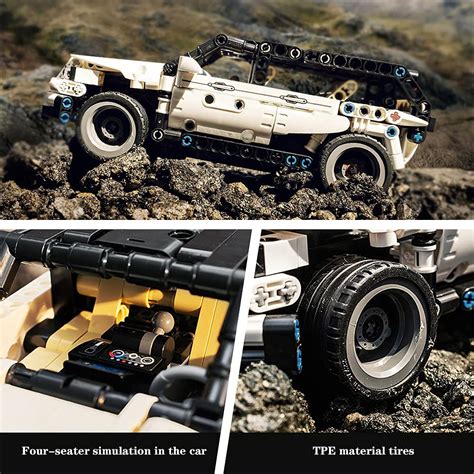 Buy QMAN RC Car Building Blocks, 415 Pcs SUV Dual Remote Control ...