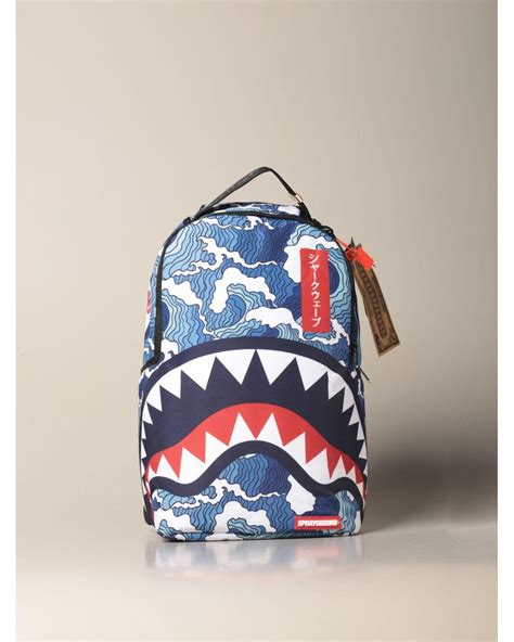 Sprayground Backpack in Blue for Men | Lyst