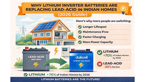 Why Lithium Inverter Batteries Are Replacing Lead-Acid in Indian ...