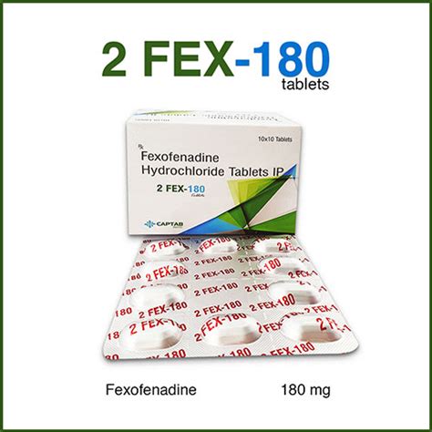 2 FEX-180 TABLETS Captab Biotec
