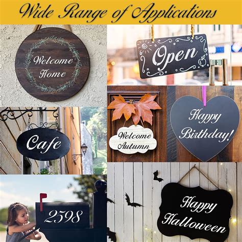 Buy DZXCYZ 6 Inch Letter Symbol Stencils for Painting on Wood, 65 Pcs ...