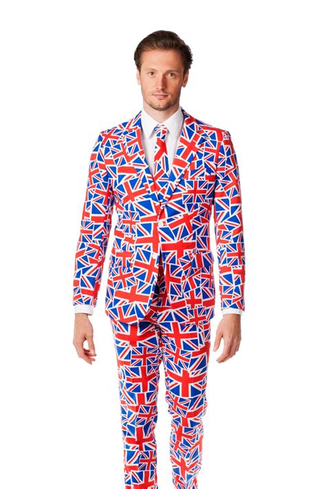 Union Jack MeHoff British Flag Dress Suit | Crazy suits, Party suits ...