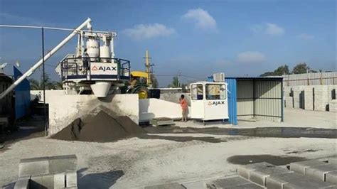 Concrete Block Punching Machine - HDM 800 Concrete Hollow Solid Block ...