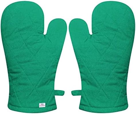Heart Home Heat Resistant Cotton Kitchen Oven Mitt Microwave Gloves ...