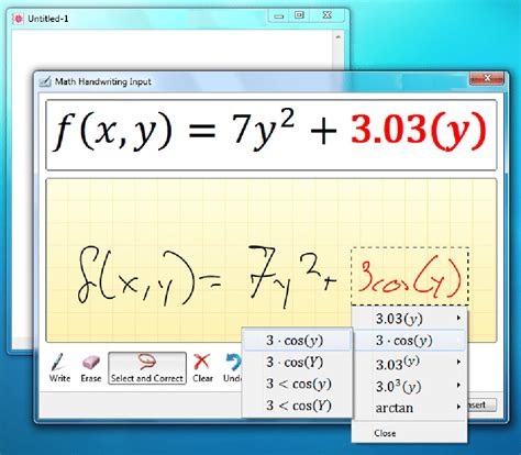 Image result for Math Input Panel Tutorial