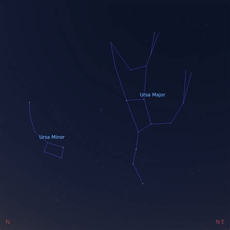 Constellations Ursa Major And Minor