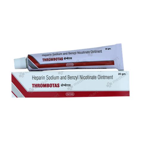 THROMBOTAS OINTMENT 20 GM: Price, Uses, Composition & Generic ...