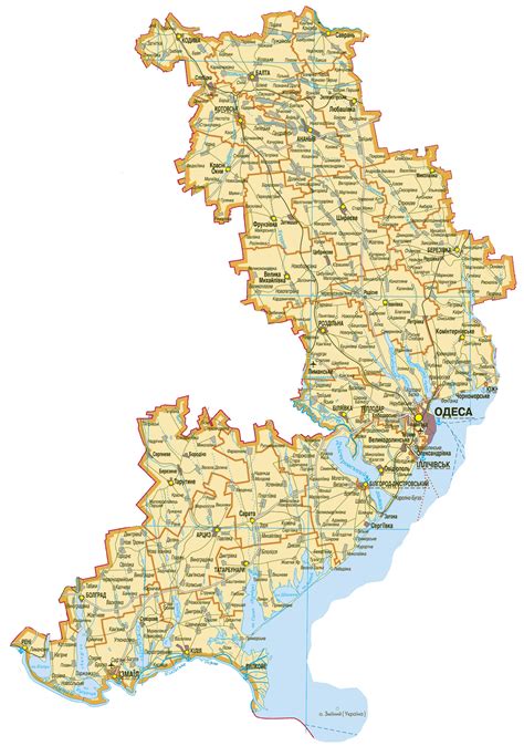 Подробная карта украины с городами и селами фото
