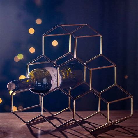 Honeycomb Wine Bottle Rack – GreatMillsCollective