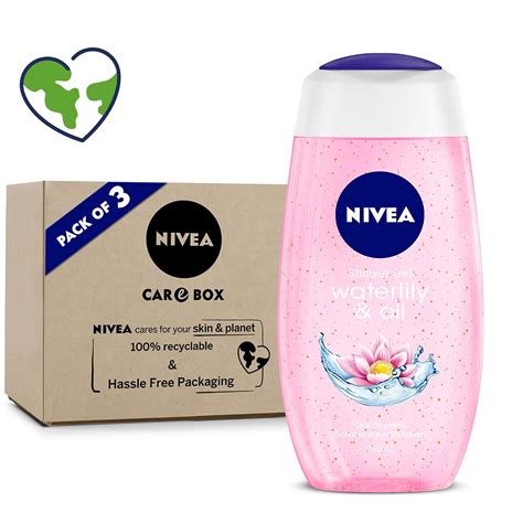 [Apply coupon] NIVEA Body Wash, Waterlily & Oil (Pack of 3) – in Eco ...