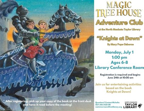 Magic Tree House Adventure Club, 1001 Belgrade Ave, North Mankato, MN ...