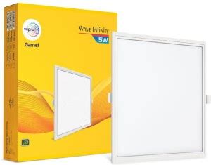 Wipro 15W Square LED Panel Neutral White (4000K) Pack of 1 Ceiling ...