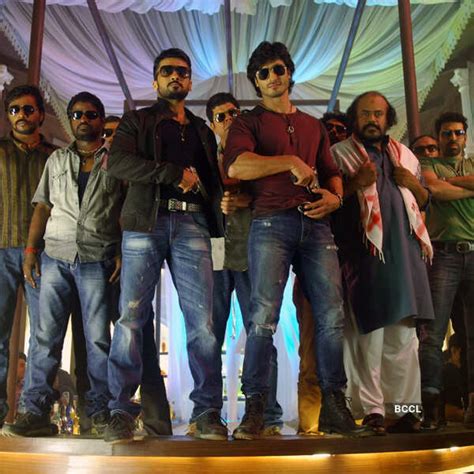 Suriya and Vidyut Jamwal in a still from Telugu movie Sikander.