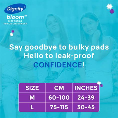 Period Panty: Buy Dignity Bloom Disposable Period Underwear – romsons.in