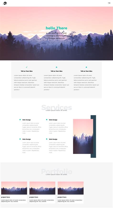 Image result for HTML with CSS Simple Templete