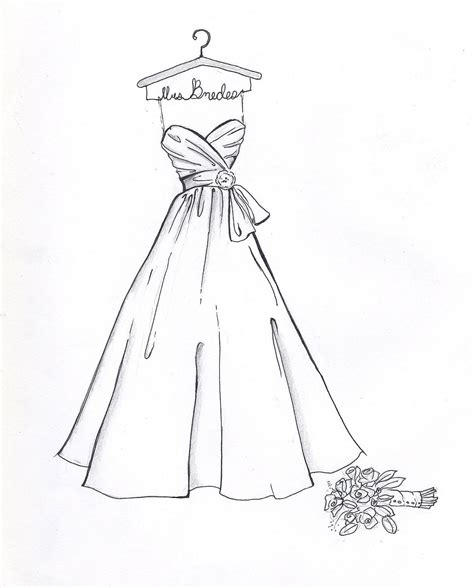Easy Girl In Wedding Dress Drawing | Wedding Dress Guest