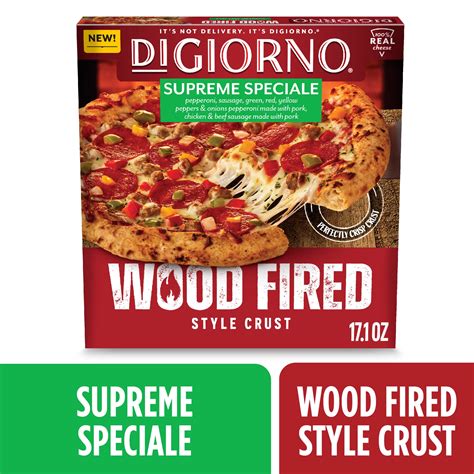 DiGiorno Frozen Pizza, Supreme Speciale, Wood Fired Style Crust Pizza ...