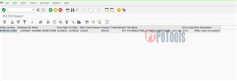 SOP - PLI HRMS INTEGRATION