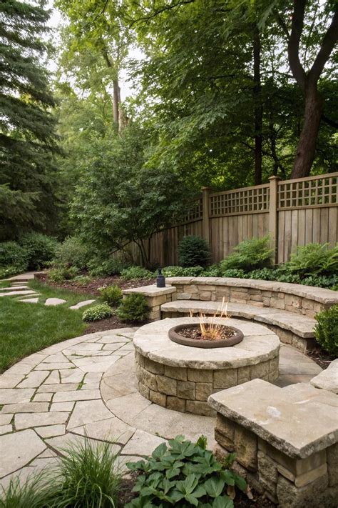 14+ Stunning Natural Rock Fire Pit Ideas
