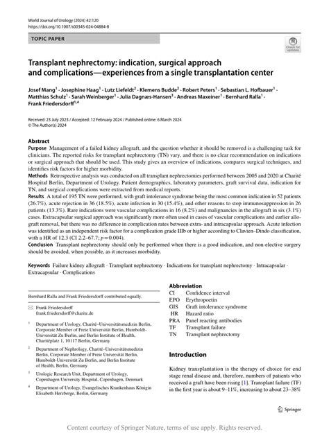 Image result for Nephrectomy Approach