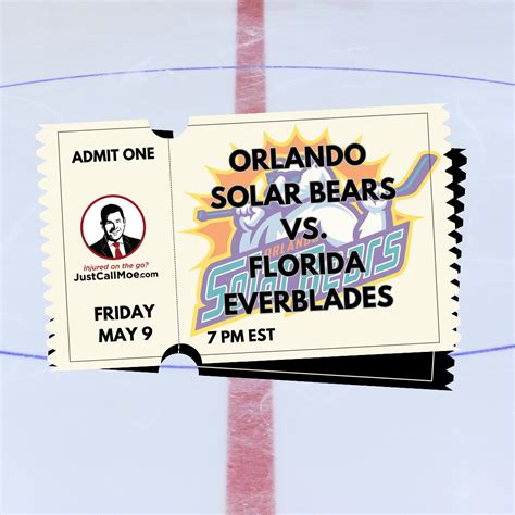 Tickets to Orlando Solar Bears VS. Florida Everblades (Friday May, 9th ...