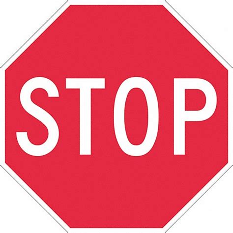 12 in x 12 in Nominal Sign Size (W x H), Aluminum, Traffic Sign ...