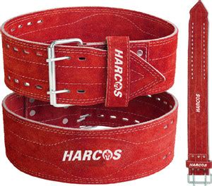 HARCOS Real Leather Power Lifting gym belt backPain support & Squatting ...