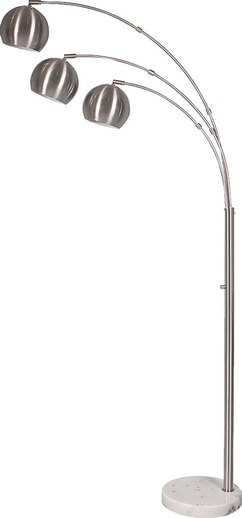 Tynliea Silver Gray Floor Lamp | Rooms to Go