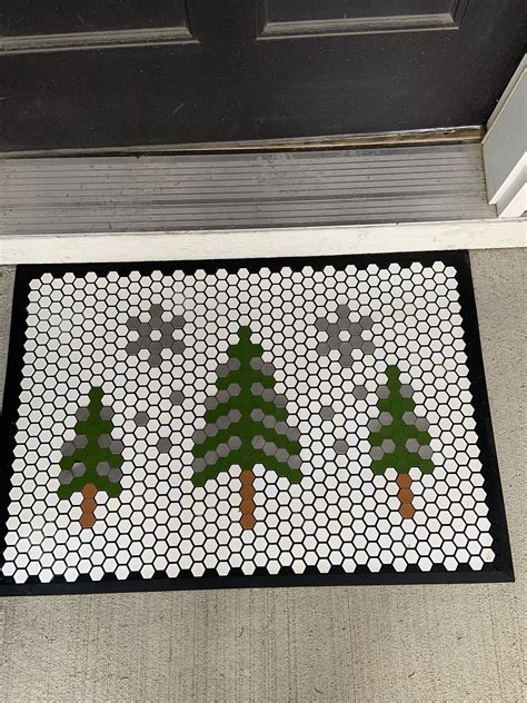 Merry bright letterfolk tile mat design – Artofit